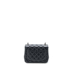 CHANEL CLASSIC MINI SQUARE FLAP BAG CAVIAR BLACK SHW