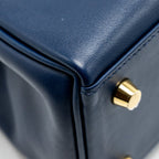 Hermes Kelly 25 Swift Bleu Navy GHW