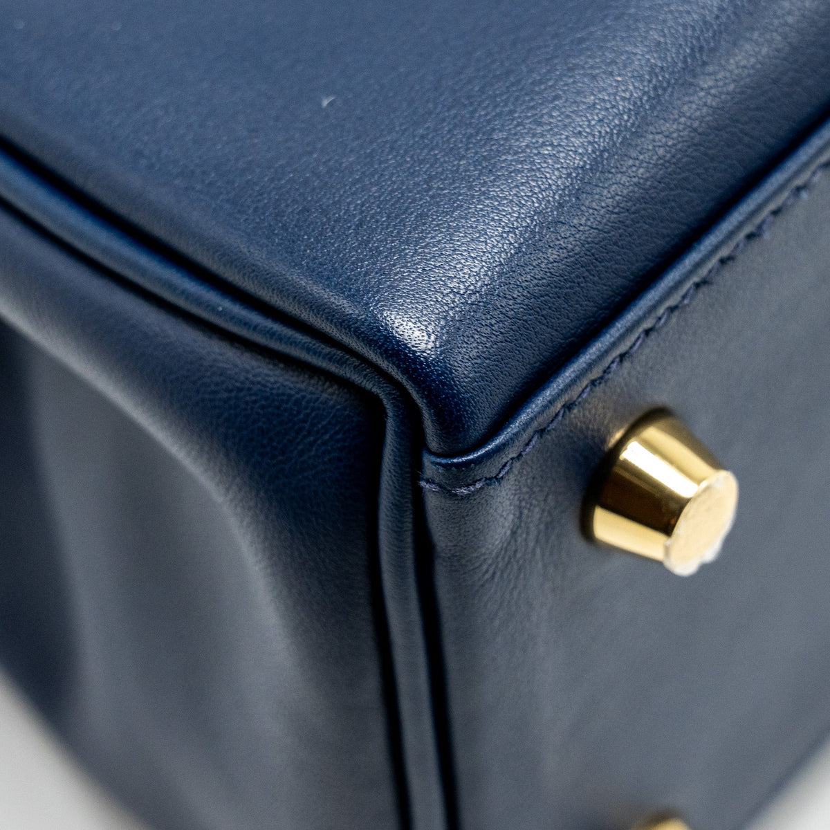Hermes Kelly 25 Swift Bleu Navy GHW
