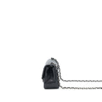 CHANEL CLASSIC MINI SQUARE FLAP BAG CAVIAR BLACK SHW