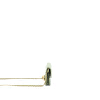 CHANEL PEARL CRUSH MINI FLAP BAG LAMBSKIN GREEN GHW
