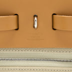 HERMES HERBAG ZIP 31 LEATHER/CANVAS BETON/NATUREL SABLE SHW