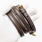FENDI SMALL FENDI FIRST CLUTCH BAG NAPPA BROWN GHW