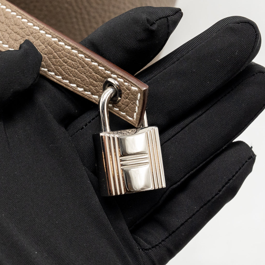 Hermes Picotin 22 Clemence Etoupe SHW