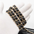CHANEL MINI RECTANGULAR FLAP BAG LAMBSKIN BLACK LGHW (MICROCHIP)