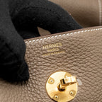 HERMES LINDY 30 CLEMENCE ETOUPE GHW