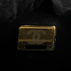 CHANEL 24C GOLD CRUSH MINI FLAP BAG CALFSKIN BLACK GHW (MICROCHIP)