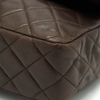 CHANEL MEDIUM FLAP BAG CHOCOLATE GHW