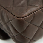 CHANEL MEDIUM FLAP BAG CHOCOLATE GHW