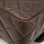 CHANEL MEDIUM FLAP BAG CHOCOLATE GHW