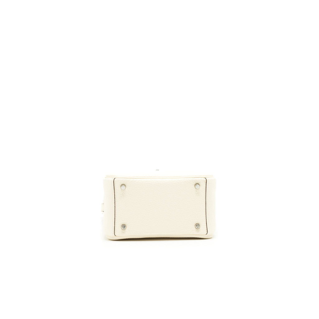 Hermes Mini Lindy Nata Clemence SHW