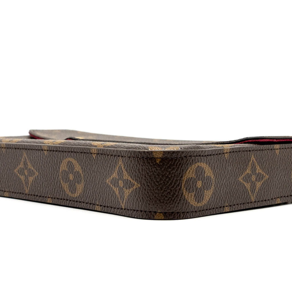 LOUIS VUITTON FELICIE POCHETTE MONOGRAM CANVAS GHW