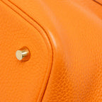 Hermes picotin 22 lock bag clemence orange GHW
