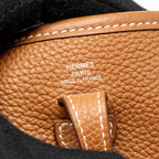 Hermes mini evelyne Taurillon Maurice gold SHW