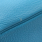 Hermes Lindy 34 Clemence Blue Jeans SHW