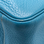 Hermes Lindy 34 Clemence Blue Jeans SHW