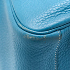 Hermes Lindy 34 Clemence Blue Jeans SHW