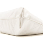 CHANEL MEDIUM 22 BAG CALFSKIN WHITE GHW (MICROCHIP)