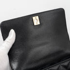 CHANEL SMALL COCO HANDLE CAVIAR BLACK LGHW (MICROCHIP)