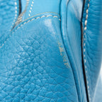 Hermes Lindy 34 Clemence Blue Jeans SHW