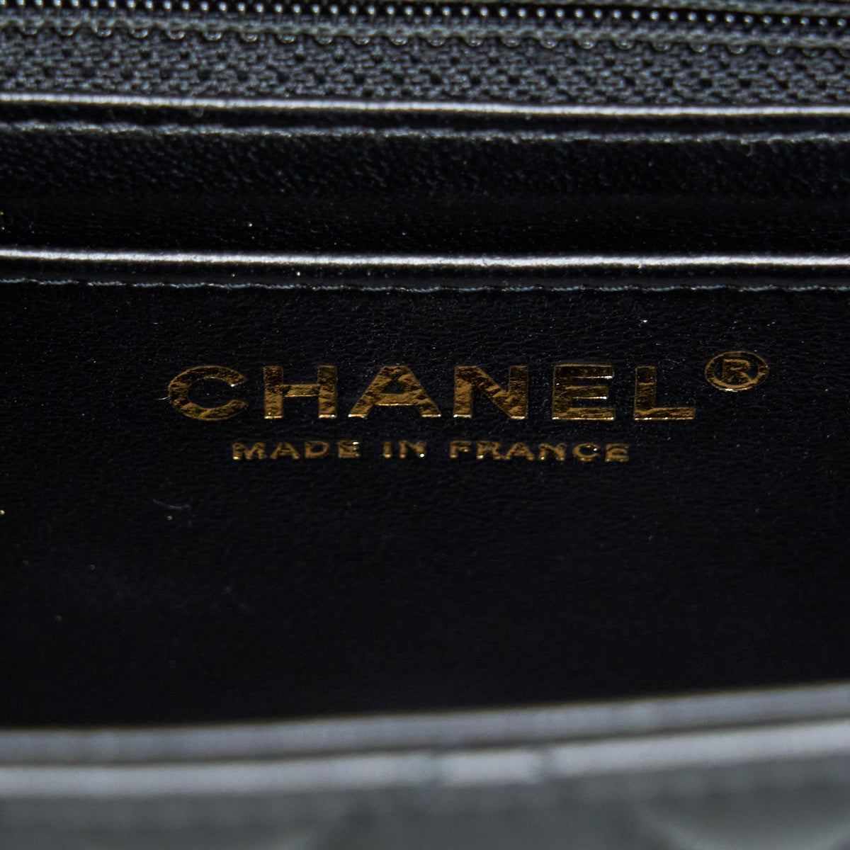 CHANEL CLASSIC MINI SQUARE FLAP BAG LAMBSKIN BLACK LGHW (MICROCHIP)