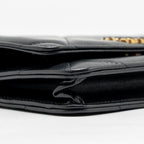 CHANEL 19 WALLET ON CHAIN LAMBSKIN BLACK MULTICOLOUR HARDWARE