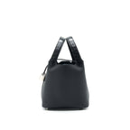 HERMES PICOTIN LOCK 18 TOUCH BAG CLEMENCE WITH ALLIGATOR HANDLE BLACK SHW