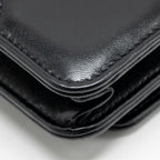 CHANEL 19 WALLET ON CHAIN LAMBSKIN BLACK MULTICOLOUR HARDWARE