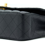 CHANEL MEDIUM CLASSIC DOUBLE FLAP CAVIAR BLACK GHW