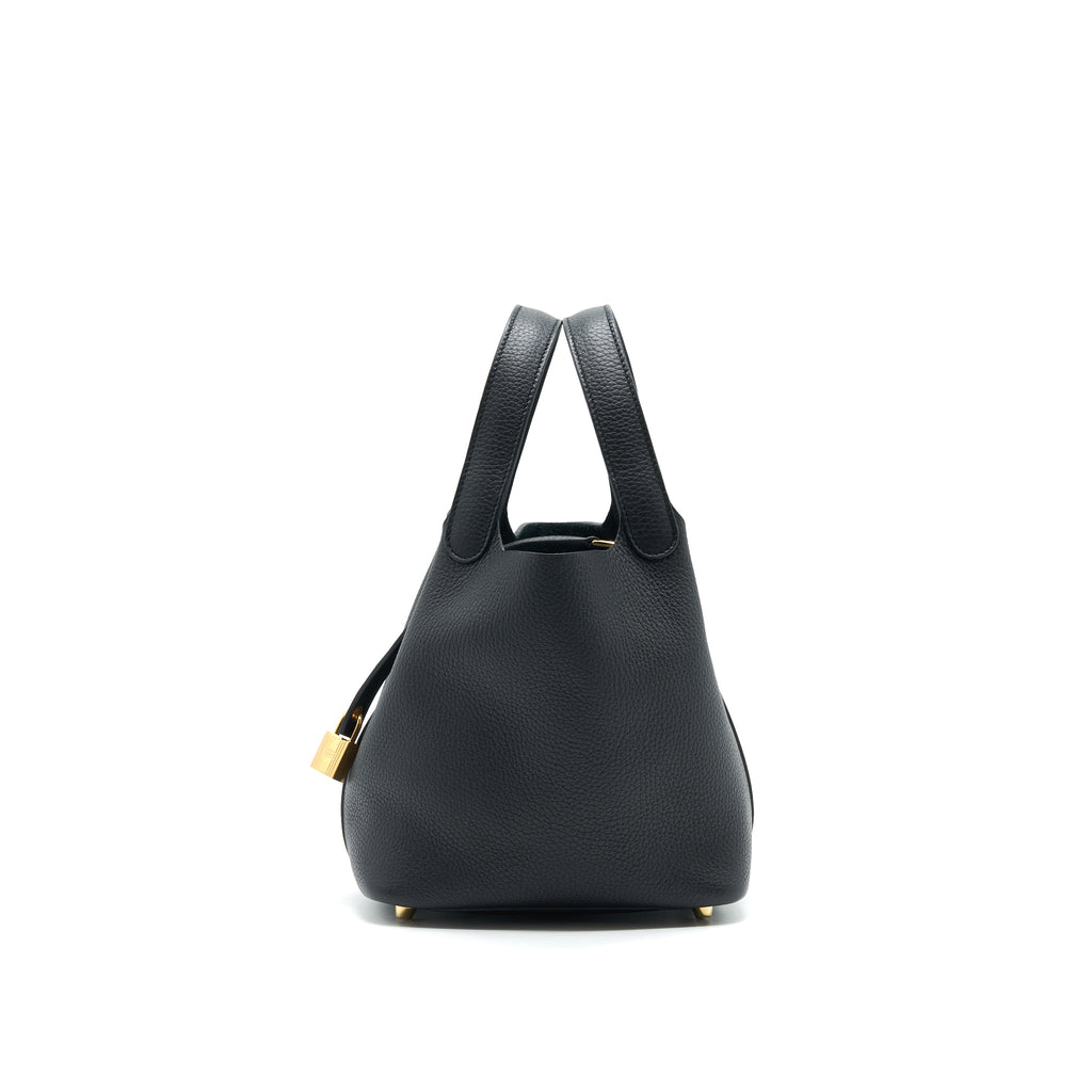 Hermes Picotin Lock 18 Black GHW