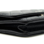 CHANEL CLASSIC WALLET ON CHAIN CAVIAR BLACK SHW