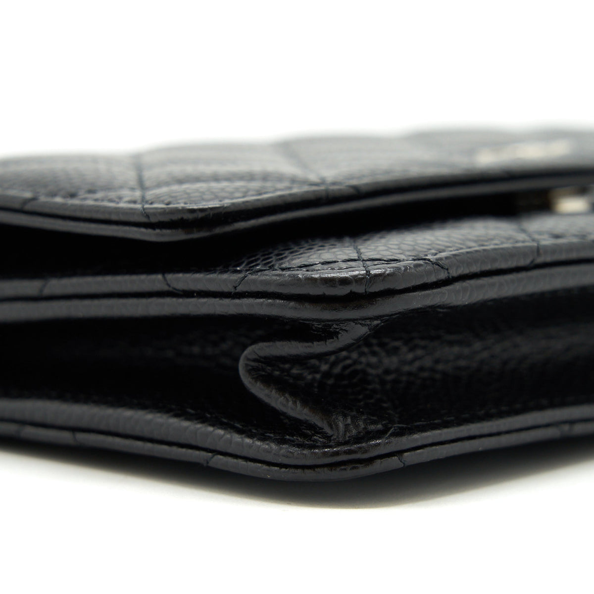 CHANEL CLASSIC WALLET ON CHAIN CAVIAR BLACK SHW