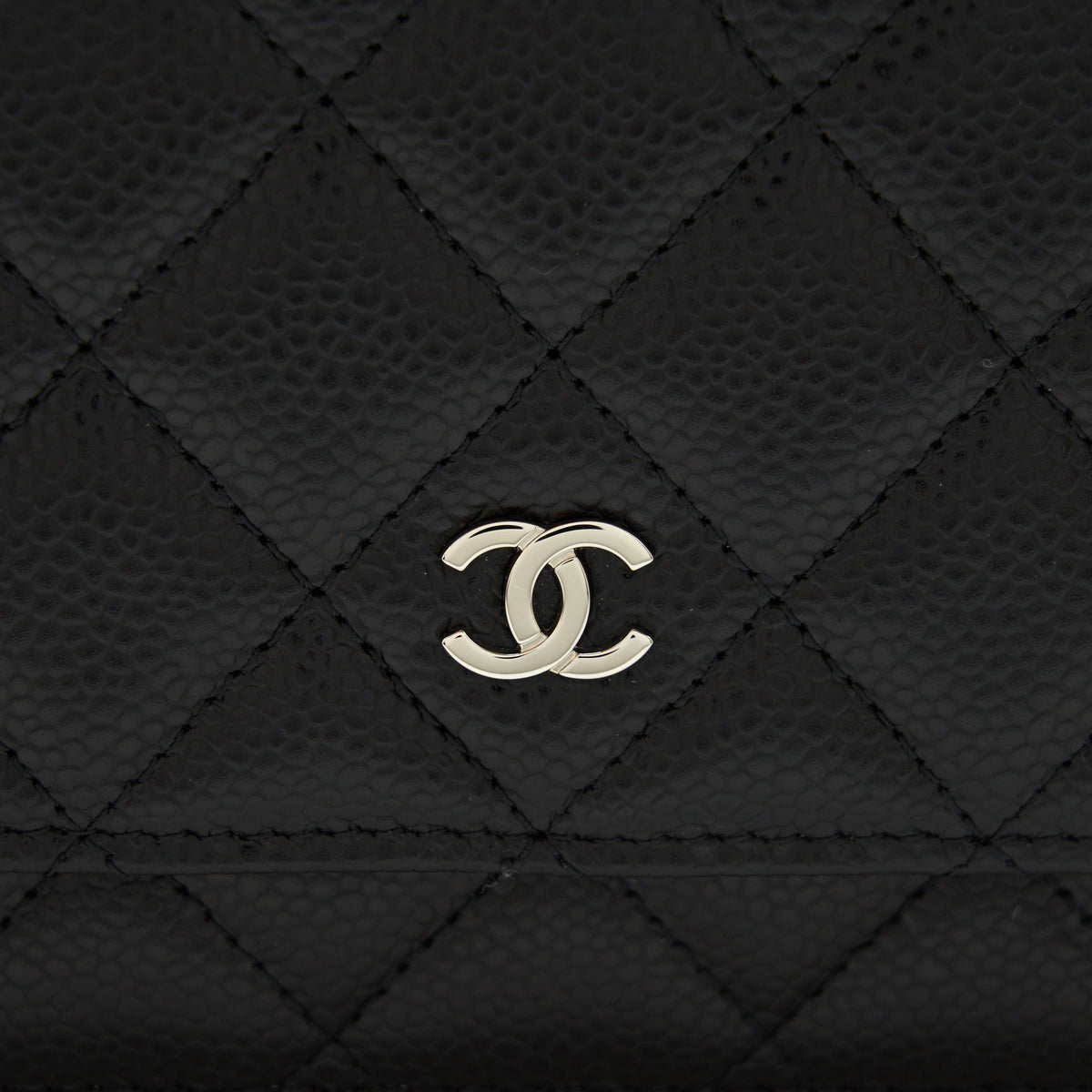 CHANEL CLASSIC WALLET ON CHAIN CAVIAR BLACK SHW