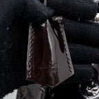 LOUIS VUITTON ALMA BB MONOGRAM PATENT AMARANTE PURPLE GHW