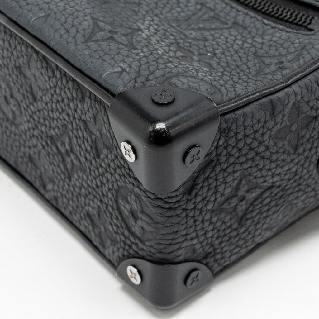 Louis Vuitton Mini Soft Trunk Monogram Taurillon Leather SO Black