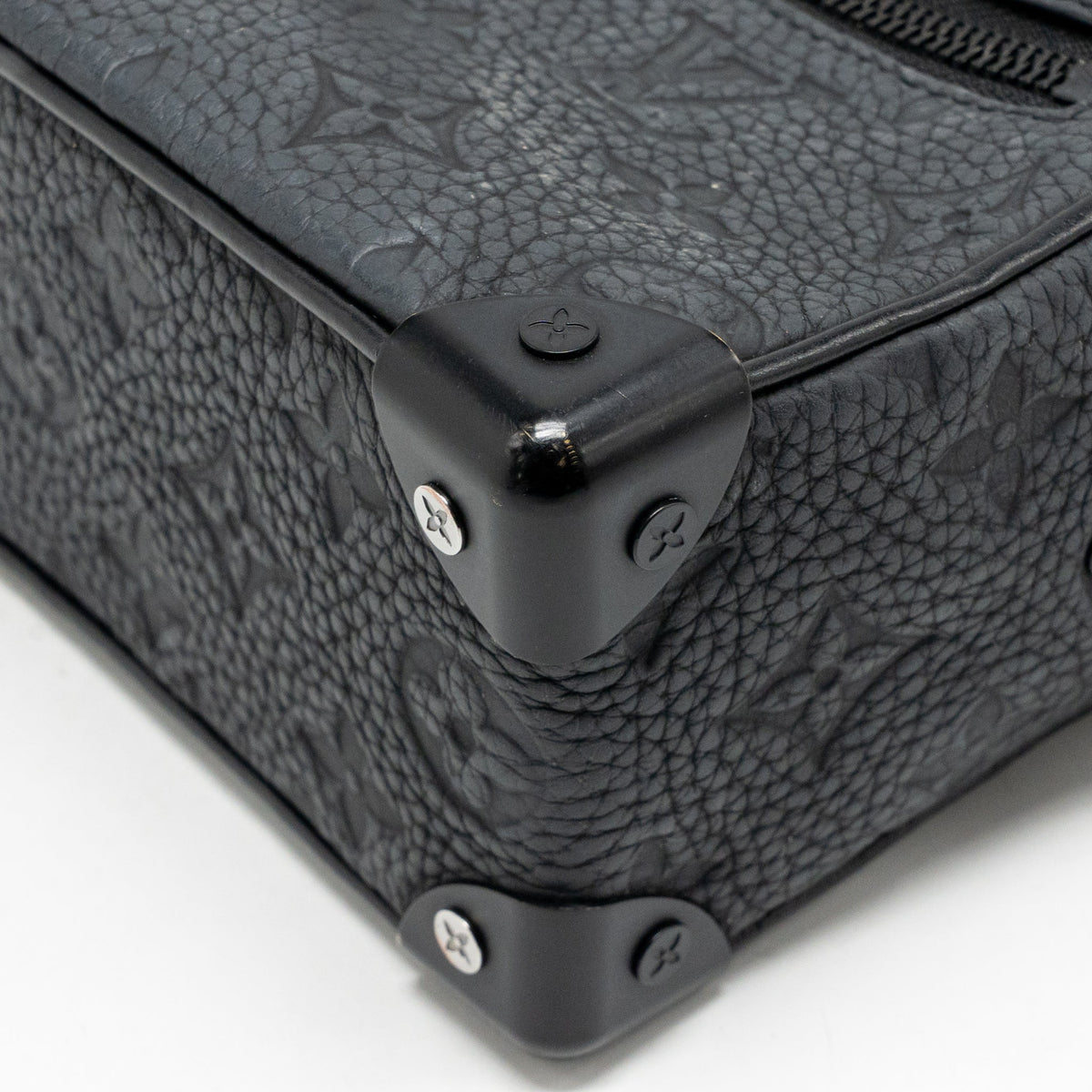 Louis Vuitton Mini Soft Trunk Monogram Taurillon Leather SO Black