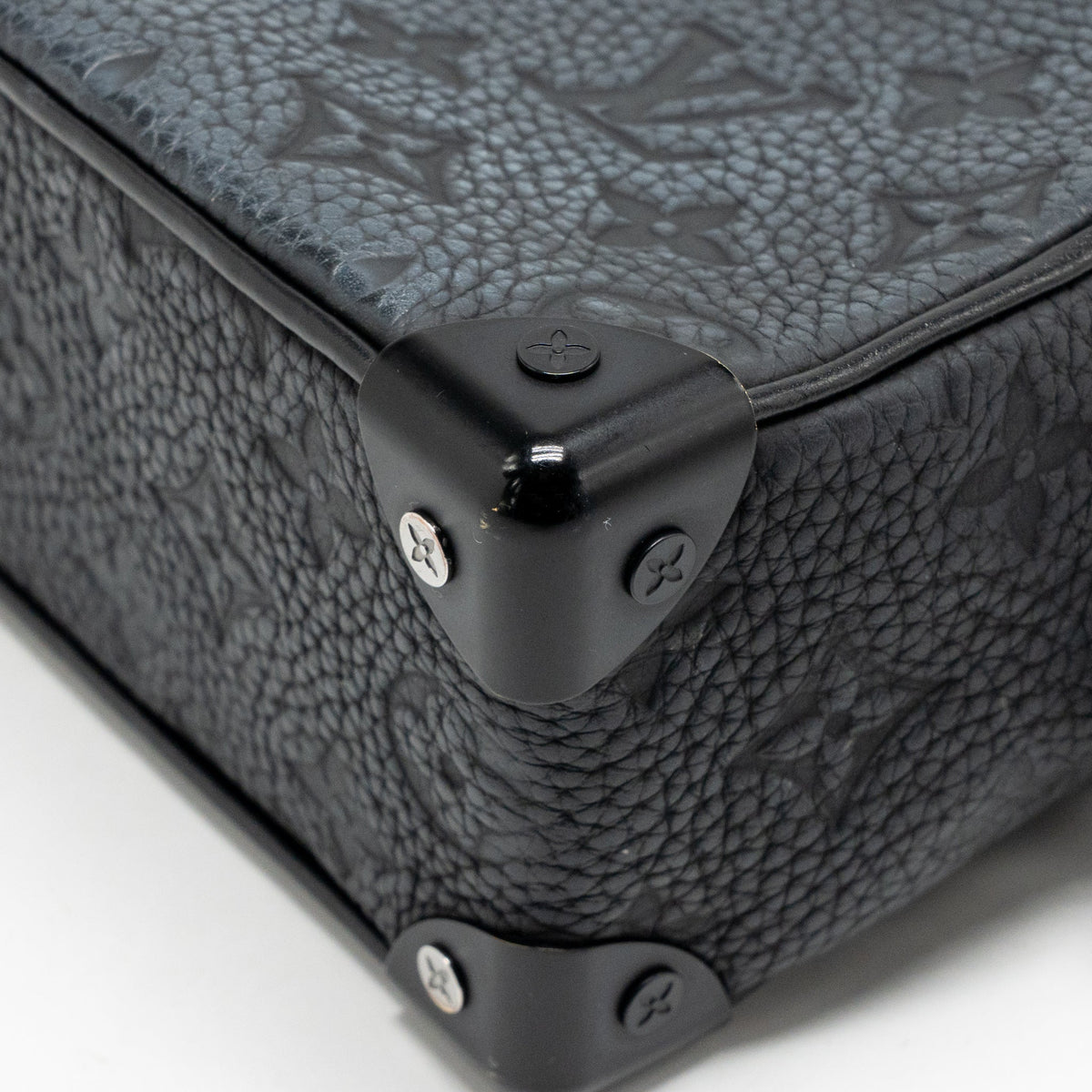 Louis Vuitton Mini Soft Trunk Monogram Taurillon Leather SO Black