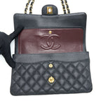 CHANEL MEDIUM CLASSIC DOUBLE FLAP CAVIAR BLACK GHW