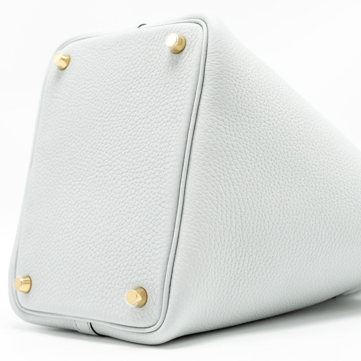 HERMES PICOTIN 18 CLEMENCE BLUE PALE GHW