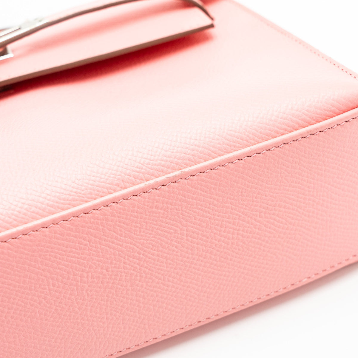 Hermes kelly pochette epsom rose confetti SHW