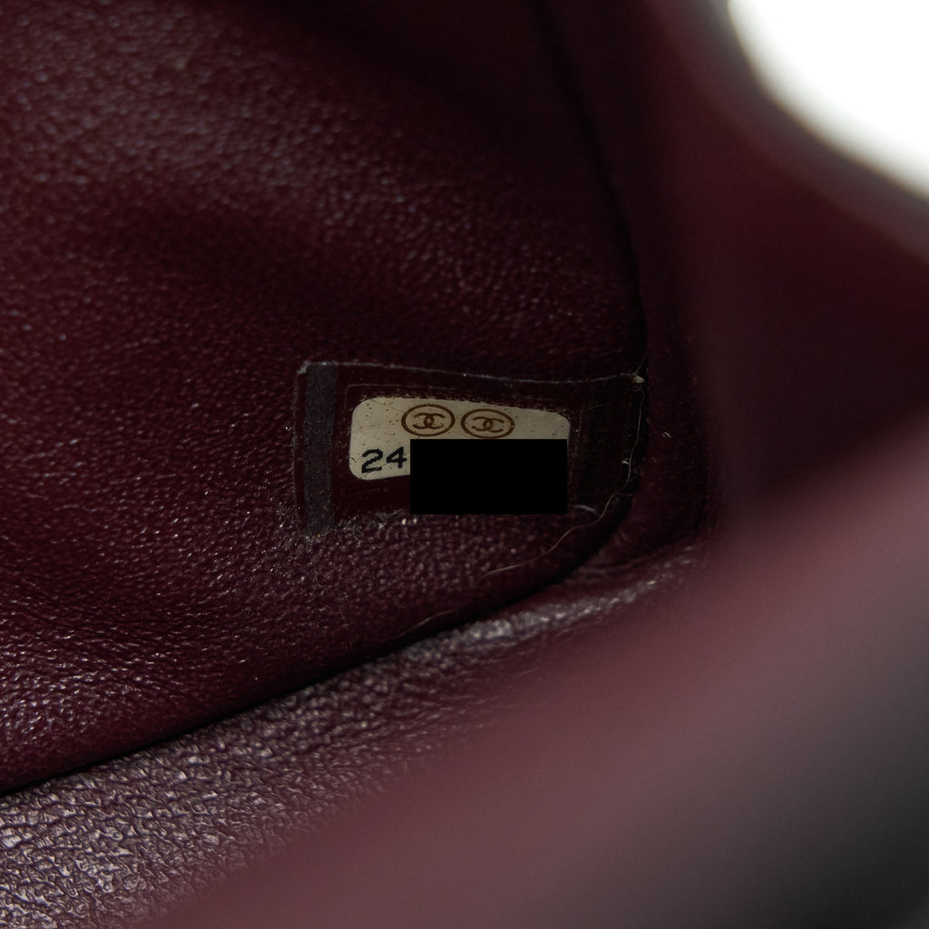 CHANEL REISSUE 2.55 DOUBLE FLAP BAG CALFSKIN BLACK SHW