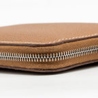 Herems silk in compact wallet epsom gold SHW