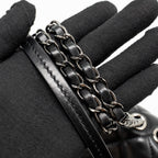 CHANEL COCO LOOP SINGLE FLAP BAG LAMBSKIN BLACK SHW