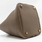 Hermes Picotin 18 Lock Bag clemence Etoupe GHW