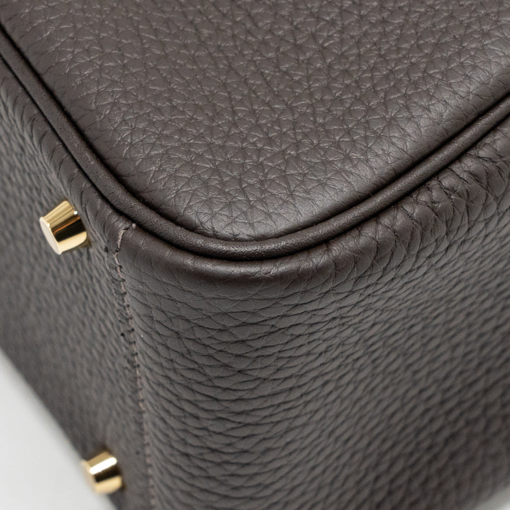Hermes Mini Lindy II Clemence T3 Bai-Brun LGHW