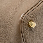 Hermes Picotin 18 Lock Bag clemence Etoupe GHW