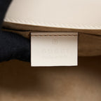 GUCCI MINI TOP HANDLE SYLVIE BAG CALFSKIN WHITE GHW