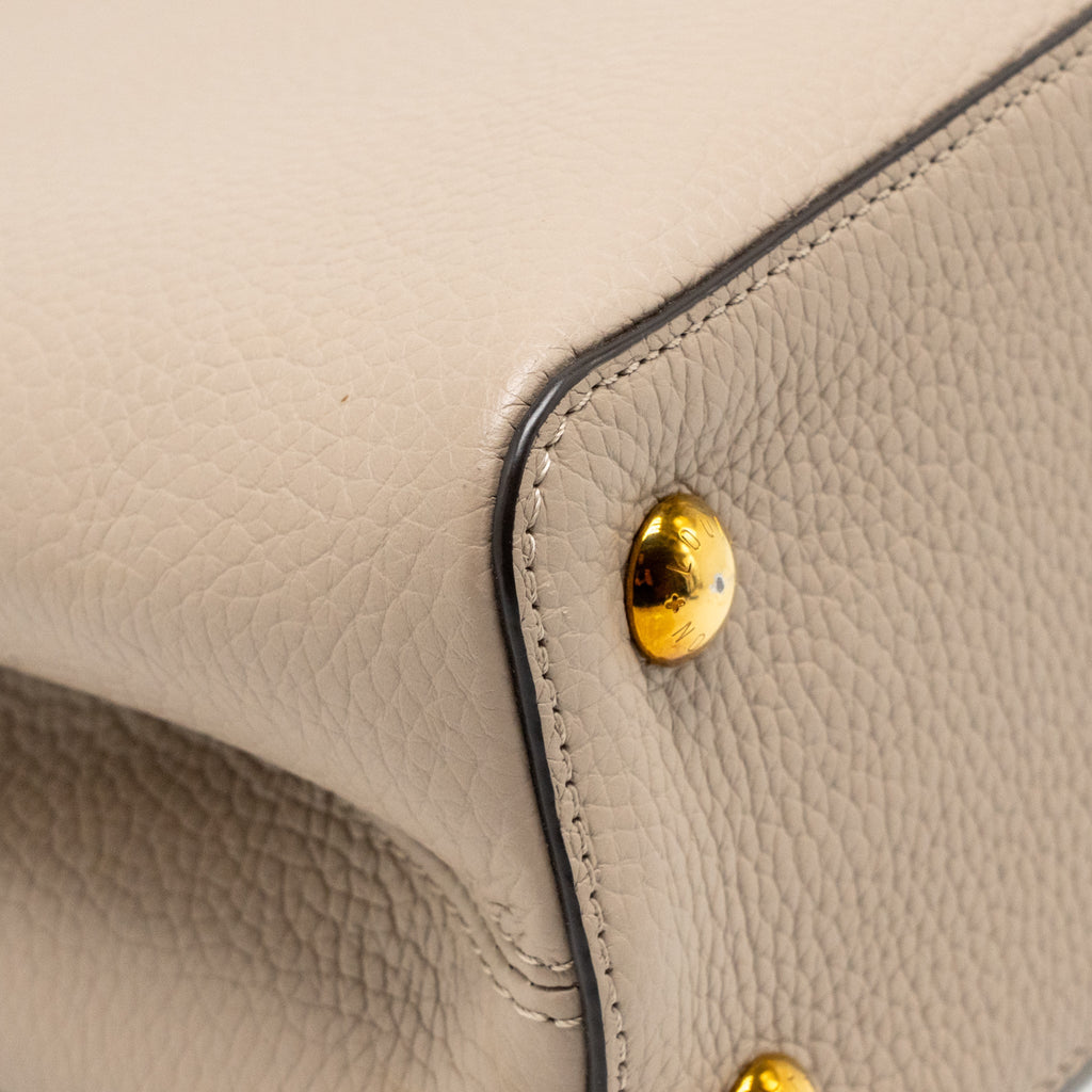 Louis Vuitton Capucines BB Calfskin Grey GHW