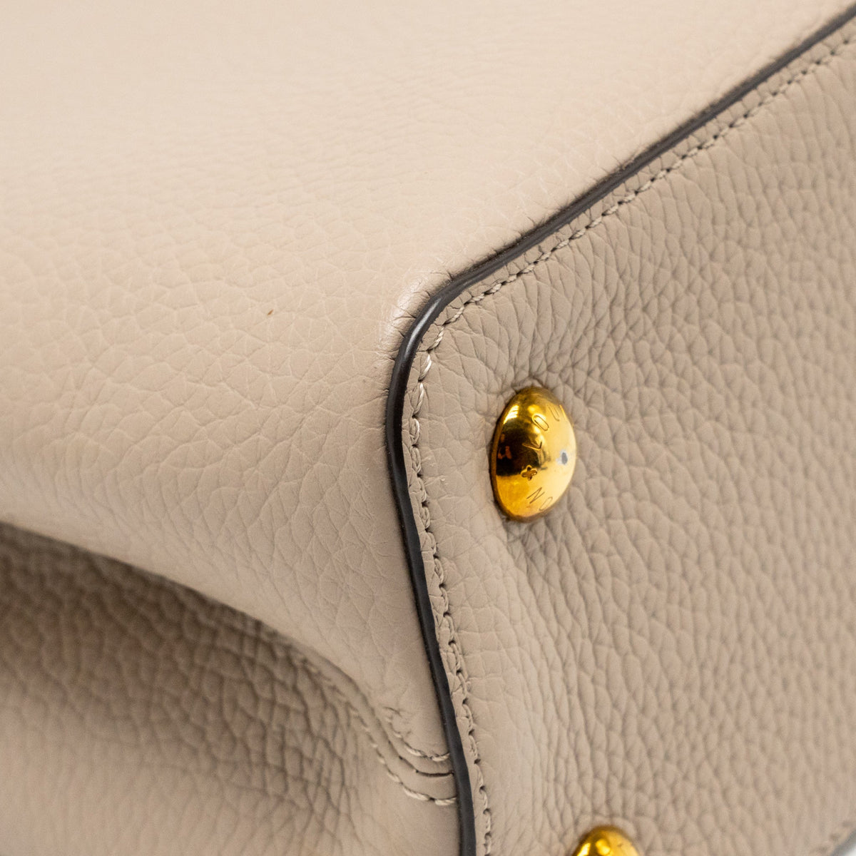 Louis Vuitton Capucines BB Calfskin Grey GHW