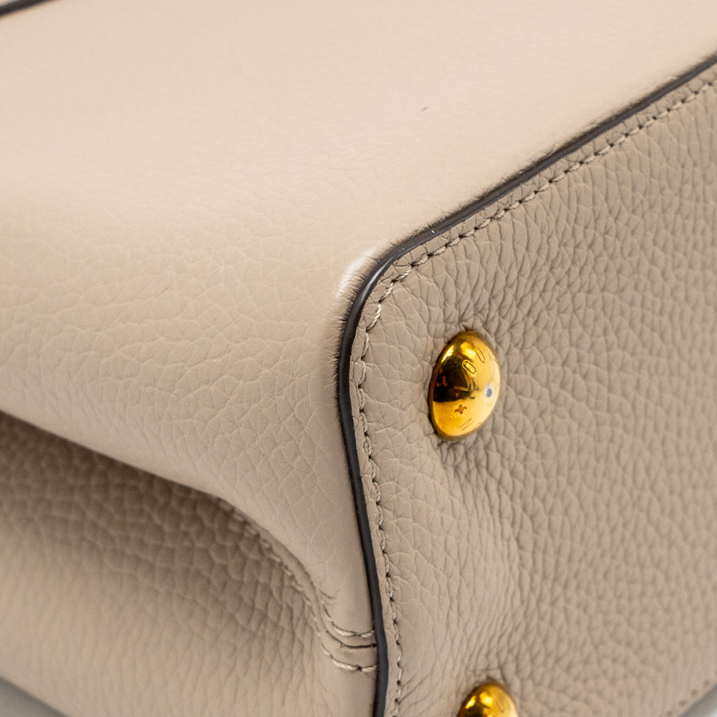 Louis Vuitton Capucines BB Calfskin Grey GHW